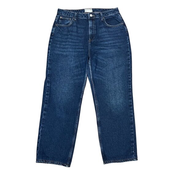 We The Free People The Pacifica High Rise Slim Straight Leg Jeans Women Size 31 - Picture 2 of 14